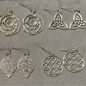 Bundle Silver earrings